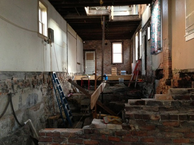 Industrial  Before interior of Sandusky home