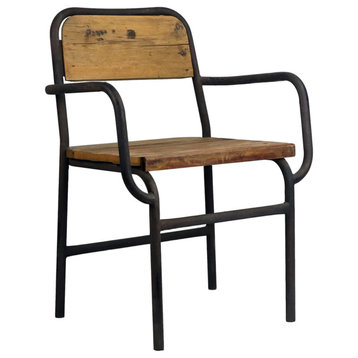 Matthew Izzo Home Elemental Metal Framed Arm Chair