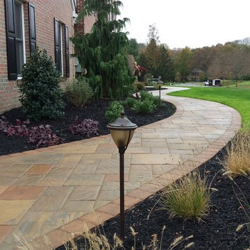 Paver Walkway & Facade Planting