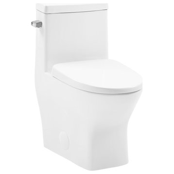 Sublime II 1-Piece Round Toilet Side Flush 1.28 GPF