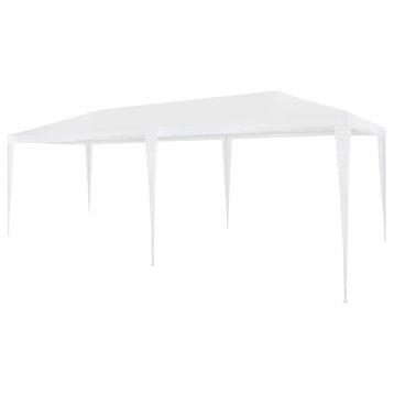 vidaXL Party Tent Outdoor Canopy Tent Patio Gazebo Marquee Sunshade PE White