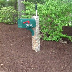 Hand Split Reclaimed Granite Post(s) Used in Landscapes - Products