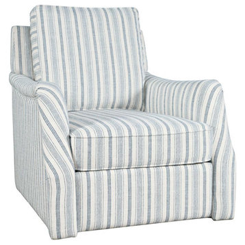 Kennedy Carter Contemporary Upholstered Pattern Swivel Accent Chair