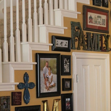 staircase wall decorating ideas