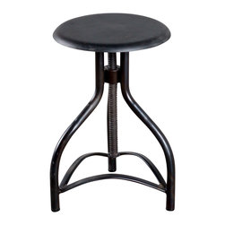C.G. Sparks - Twist Stool - Pistol Black - Accent And Garden Stools