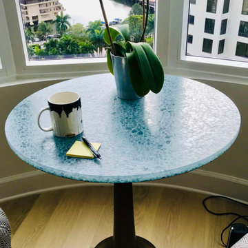 Recyled EcoLuxe glass table