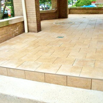 Porcelain Tile Porch