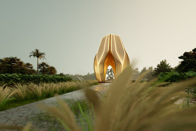 Durga puja Pandel Design, South 24 Parganas