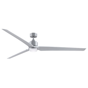 Fanimation Triaire Custom Ceiling Fan Matte White Contemporary Ceiling Fans By Premium Home Interior Houzz