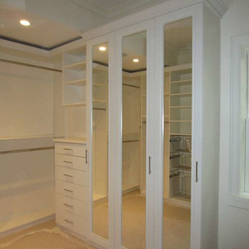 White Walk In Closet