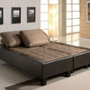 Coaster Ellesmere Contemporary Sofa Bed With 2 Ottomans, Beige