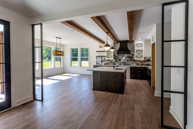 Example of a large minimalist home design design in New York