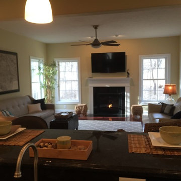 Staging a newly built homek