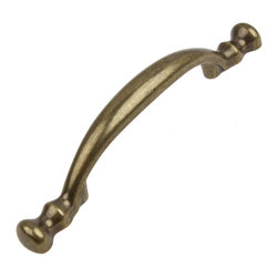 GlideRite Hardware - 3" Arch Cabinet Hardware Pulls, Antique Brass - Cabinet And Drawer Handle Pulls