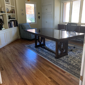 Natural red oak wood floors with Odie's oil in Castle Pines, CO.
