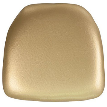 Flash Furniture Hard Gold Vinyl Chiavari Chair Cushion - BH-GOLD-HARD-VYL-GG