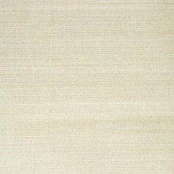 Mitta Light Green Grasscloth - Wallpaper