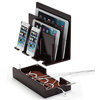 High Gloss Cherry Multi-Device Charging Station