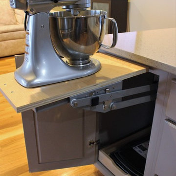 Maple and Gray Kitchen