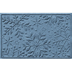 2'x3' Aqua Shield Diamonds Indoor/Outdoor Doormat Bluestone - Bungalow Flooring