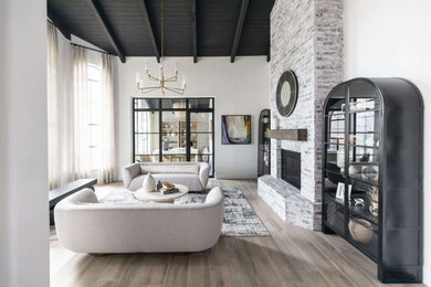 Example of a minimalist living room design in Phoenix