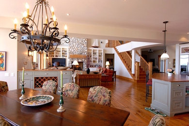 Elegant dining room photo in Toronto