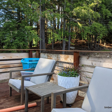 Patterns by the Pool: Ipe, Cedar, & Tension Cable