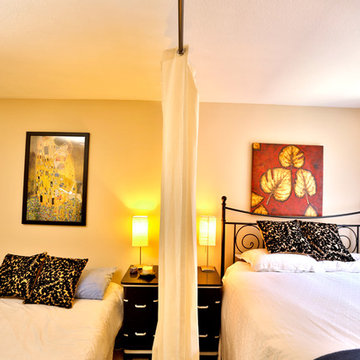 Ivory Hanging Room Divider Kit