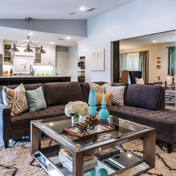 Curated Comfort Family Room & Kitchen
