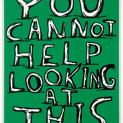 Untitled (You cannot help looking at this) by David Shrigley - Artwork