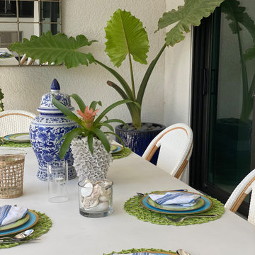 Versatile space for casual dinnerware or bone china