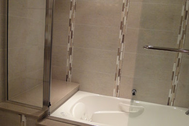 Inspiration for a contemporary bathroom remodel in Other