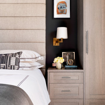 Luxury Hotel Style Bedroom - Bedside Vignette
