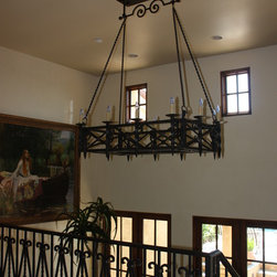 Hand Made Iron Chandelier - Chandeliers