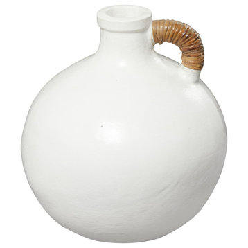 Modern White Ceramic Vase 563639