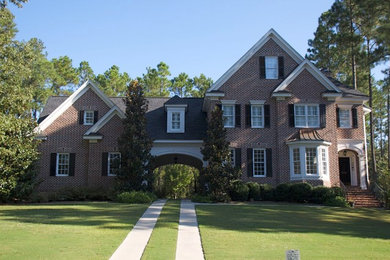 Inspiration for a timeless exterior home remodel in Charlotte