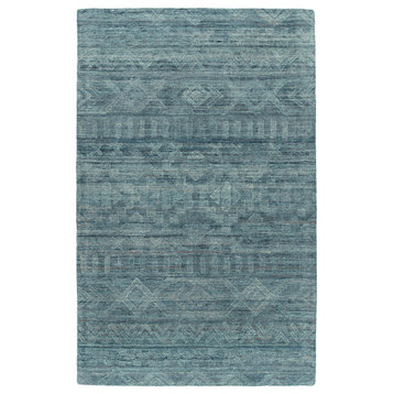 Palladian Collection Blue 8' x 10' Rectangle Indoor Area Rug