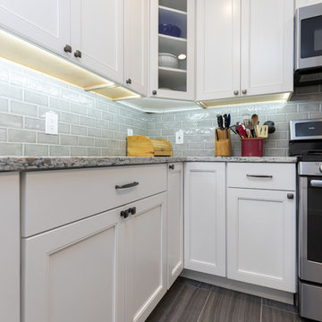 White Transitional Kitchen