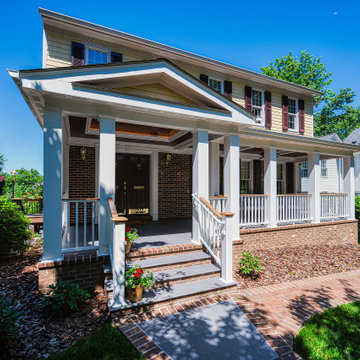 Falls Church Front Porch and Basement Addition