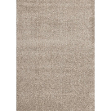 Cypress Collection Soft Two Toned Beige Recycled Area Rug, 7'10"x10'10"