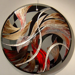 Original paintings on glass - Mixed Media Art