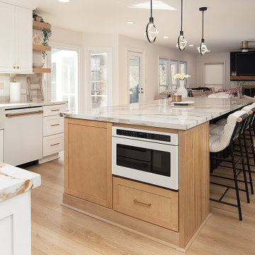 Transitional Kitchen & Bar Design Charlotte, NC