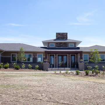 Modern Prairie Style Lakeshore Home