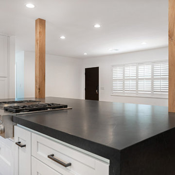 West Hollywood kitchen and living room remodeling project