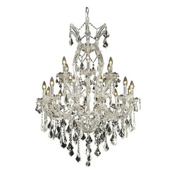 Elegant Lighting - Elegant Lighting 2800D32C/SA Chandelier Maria Theresa - Chandeliers