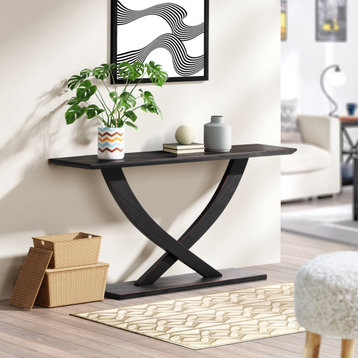 Rasmus Console Table, Black Charcoal
