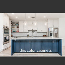 blue and blush Kitchen