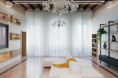 Modernes Wohnzimmer in Venedig