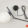 Lilly Pendant Lights, Black, 7.9 Inches, Cool Glow