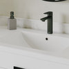 The Lockhart Bathroom Vanity, Single Sink, 36", Modern White, Freestanding